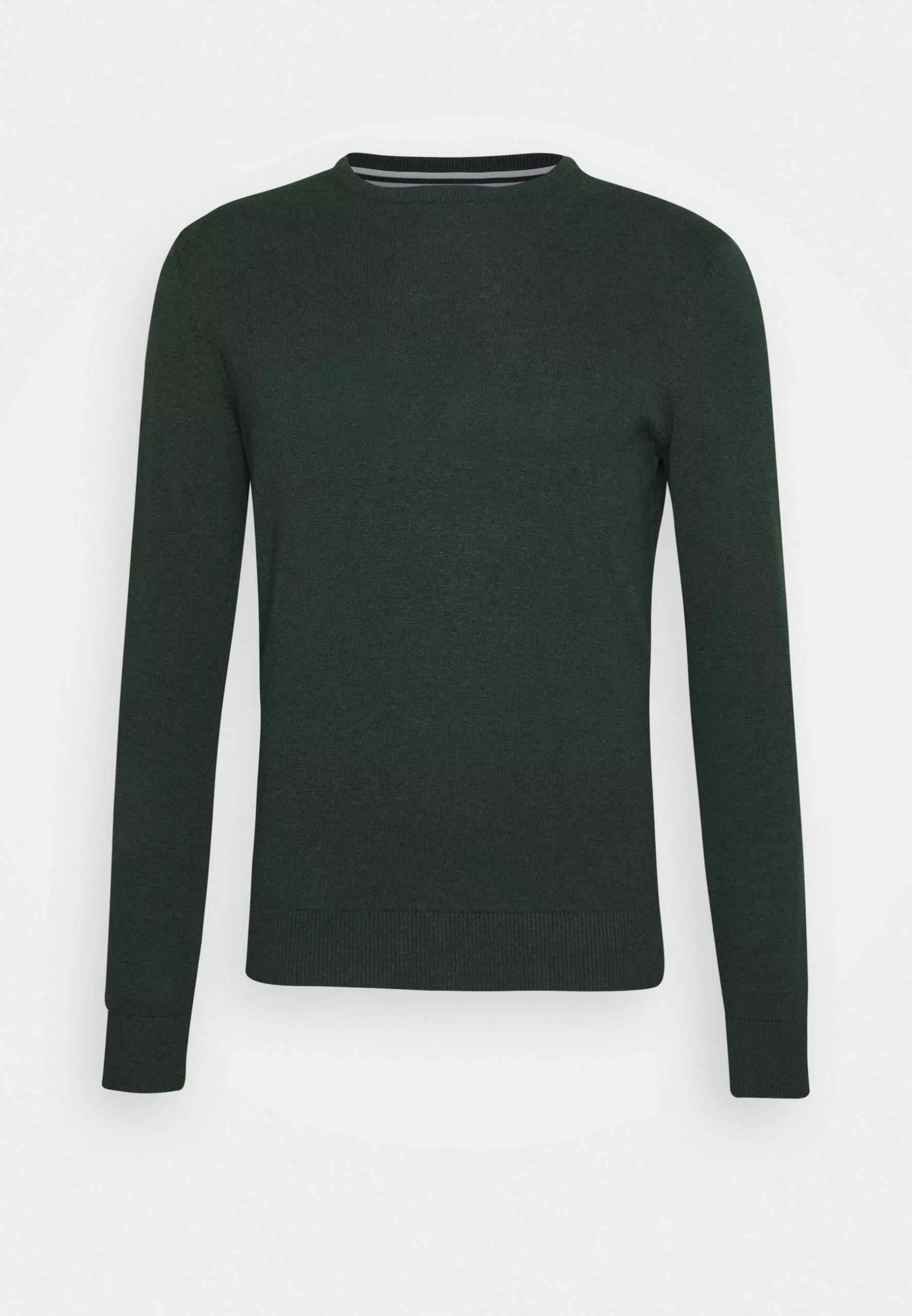 Pier OneBASIC CREWNECK - Stickad Tröja - Mottled Dark Green - Bild 6