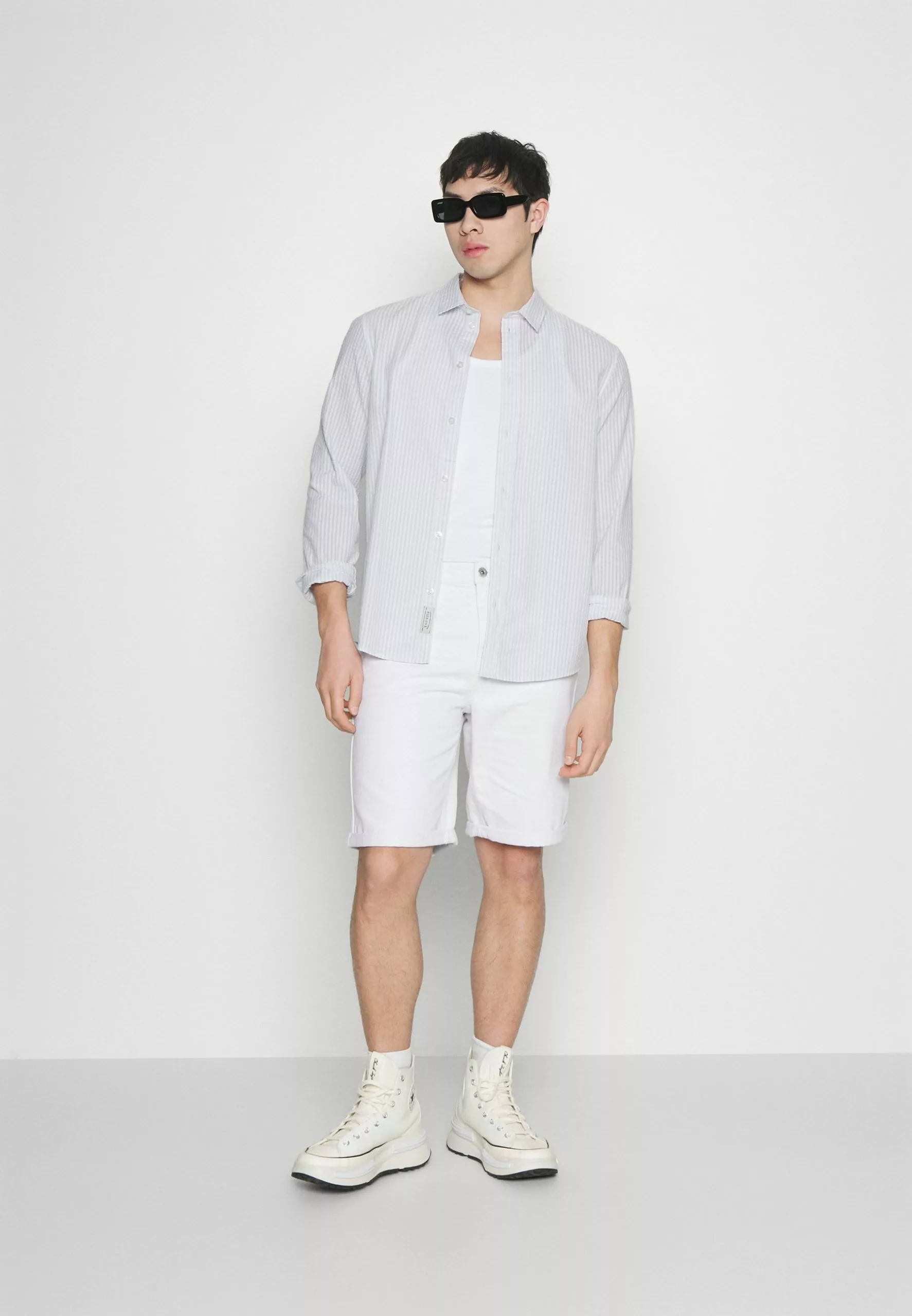 Pier OneSkjorta - White/light Blue - Bild 2