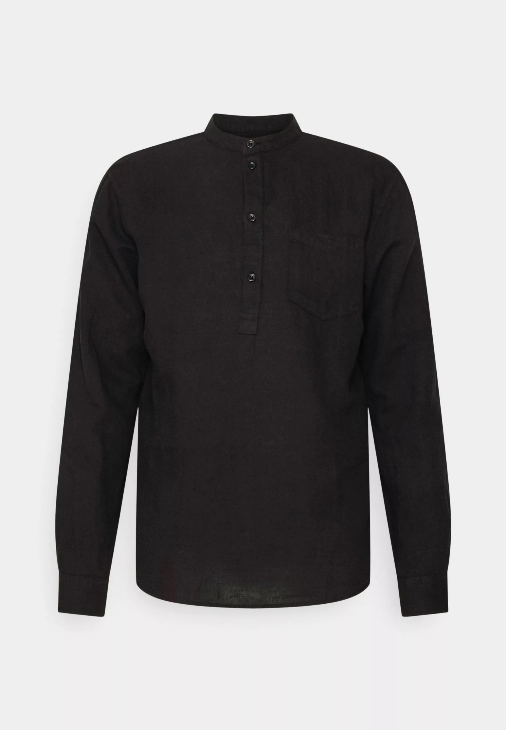 Pier OneLINEN COTTON MIX 2 PACK - Skjorta - White/black - Bild 3