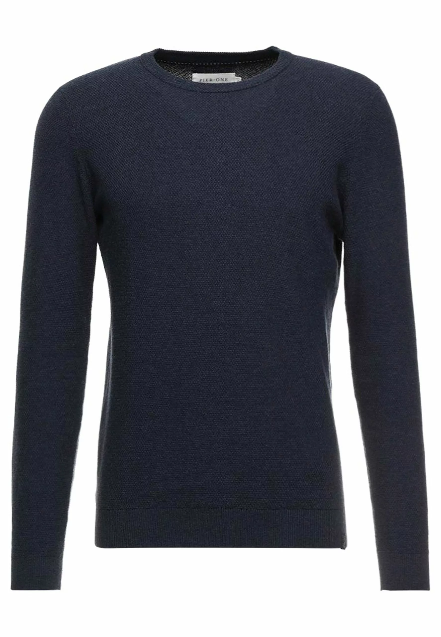 Pier OneStickad Tröja - Mottled Dark Blue - Bild 5